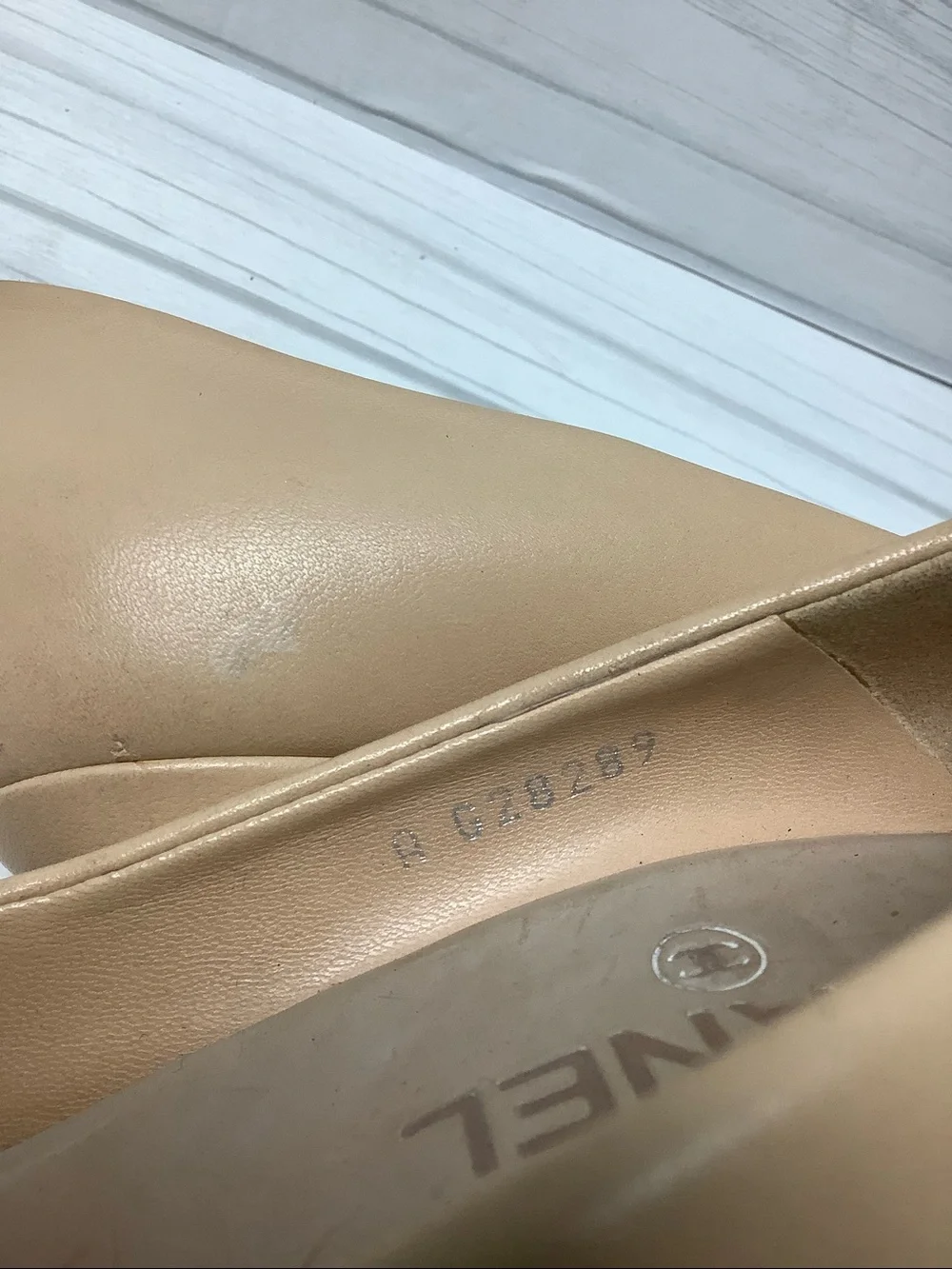 CHANEL two-tone pumps